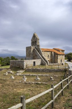 Santa Maria de Retortillo Kilisesi (Iglesia de Santa Maria), Juliobriga, Campoo de Enmedio, Matamorosa, Cantabria, İspanya