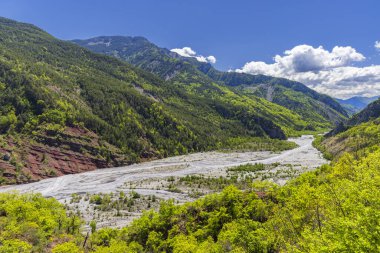 Gorges Du Daluis Bölgesel Doğa Rezervi, Var Nehri, Alpes-Maritimes, Provence-Alpes-Cote d 'Azur, Fransa