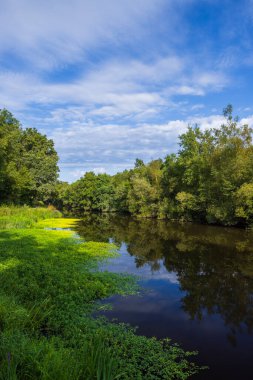 Isac Nehri, Guenrouet yakınlarındaki Nantes-Brest Kanalı, Loire-Atlantique, Fransa
