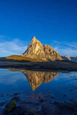 Giau Pass (Passo Giau), Dolomites Alps, Güney Tyrol, İtalya