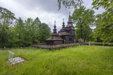 Saints Cosmas and Damian church, Kotan, Poland clipart