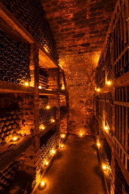 İvan 'da şarap mahzenleri, Güney Moravya, Çek Cumhuriyeti