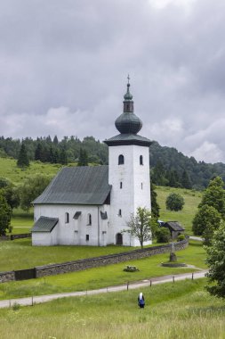 Church of Nativity of St. John the Baptist, Geographical Center of Europe, Slovakia clipart