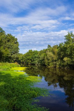Isac Nehri, Guenrouet yakınlarındaki Nantes-Brest Kanalı, Loire-Atlantique, Fransa