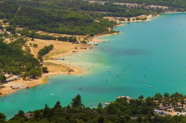 Lake of Sainte-Croix in Var department, Provence, France