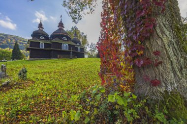 Church of Protection of the Blessed Virgin Mary, Nizny Komarnik, Slovakia clipart