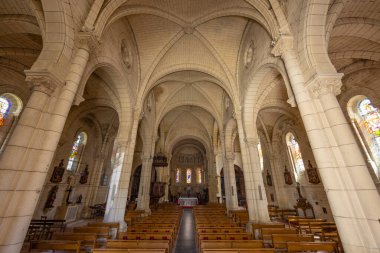 Eglise Notre-Dame de Gontaud-de-Nogaret, Gontaud-de-Nogaret, Yeni Aquitaine, Fransa