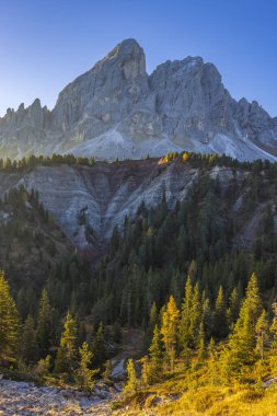 Peitlerkofel Mountain, Dolomiti near San Martin De Tor, South Tyrol, Italy clipart