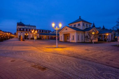 Frantiskovy lazne spa town during evening, UNESCO World Heritage Site, Western Bohemia, Czech Republic clipart