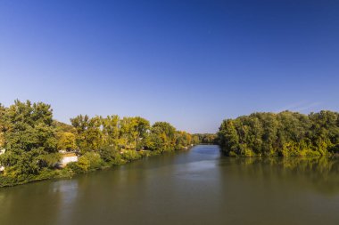 Tokaj kasabası, Tokaj bölgesi, UNESCO bölgesi, Great Plain, Kuzey Macaristan 'daki Bodrog ve Tisza nehirlerinin birleşimi