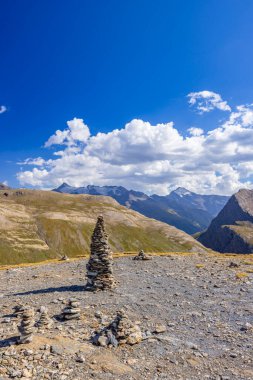 Landscape near Col de l'Iseran, Savoy, France clipart