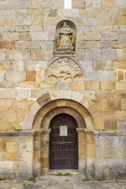 Santa Maria de Retortillo Kilisesi (Iglesia de Santa Maria), Juliobriga, Campoo de Enmedio, Matamorosa, Cantabria, İspanya