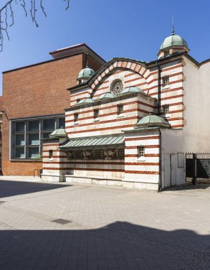 Slovakya 'nın Trencianske Teplice kentinde yer alan kendine özgü Mağribi canlandırma tarzıyla hamam Türk hamamı