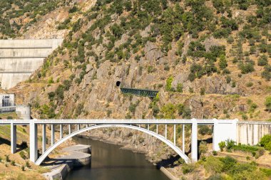 Portekiz, Douro Vadisi 'ndeki köprü.