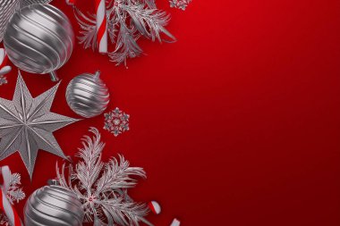 Noel tatili arkaplanı, Mutlu Noeller poster tasarımı Toplu küçük kar Noel ağaçları.