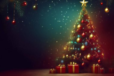 Mutlu noel tebrik kartları. Noel ve Yeni Yıl posteri, kapak, afiş.