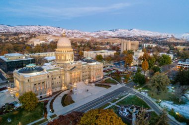 Boise sermaye binasının hava görüntüsü