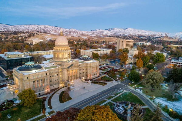 Vista Aérea Del Edificio Capital Boise Imagen De Stock