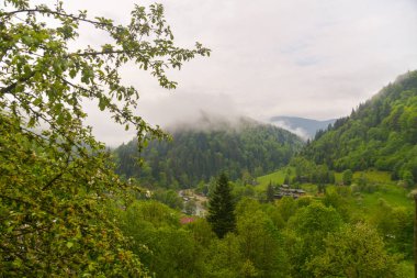 dağ köyü nün görünümü 