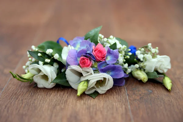 stock image beautiful and delicate bouquet of wedding flowers for a beautiful young bride and groom