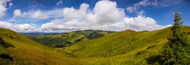 dağ manzarasının panoramik görüntüsü