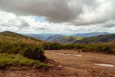 Dağların güzel manzarası