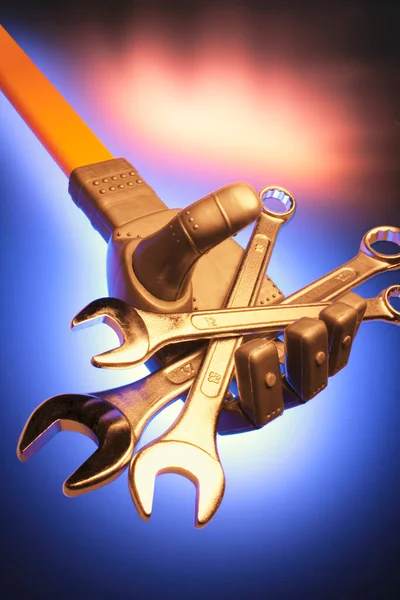 Robotic Hand Spanners — Stock Photo, Image