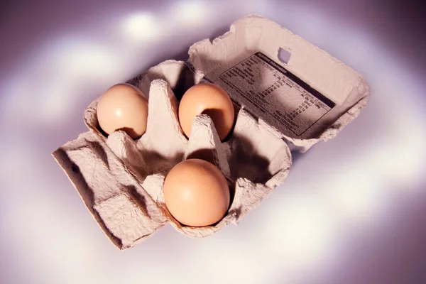 Ovos Caixa Ovos — Fotografia de Stock