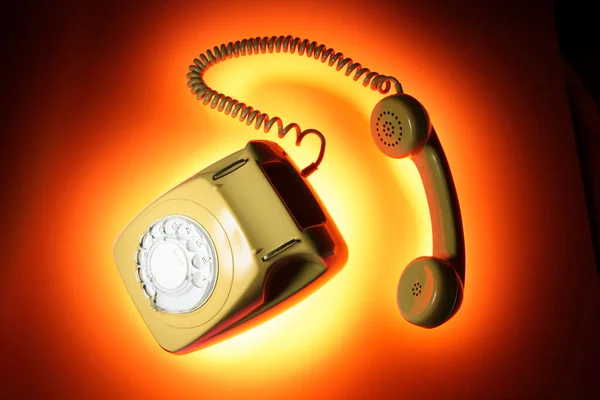 Telephone Warm Background — Stock Photo, Image