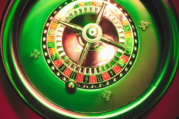 Närbild Rouletthjulet — Stockfoto