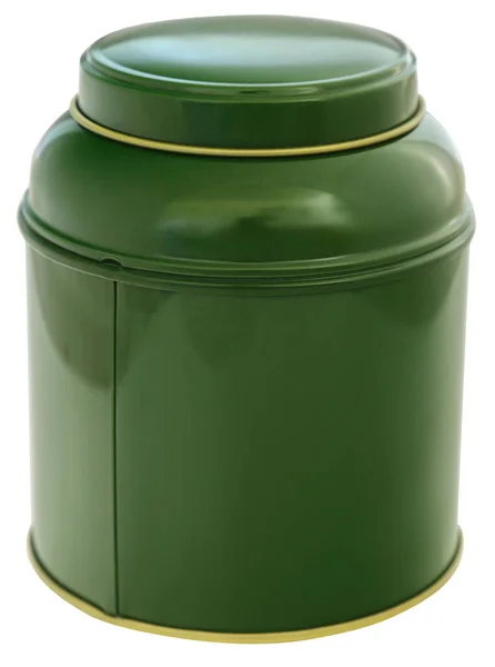 Grönt Container Närbild Och Isolerad — Stockfoto