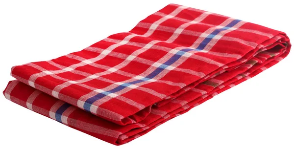 Ręcznik Gamcha Subkontynentu Indyjskiego Izolowany — Zdjęcie stockowe