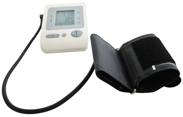 Blood Pressure Monitor Equipment Closeup Isolated Stock Image