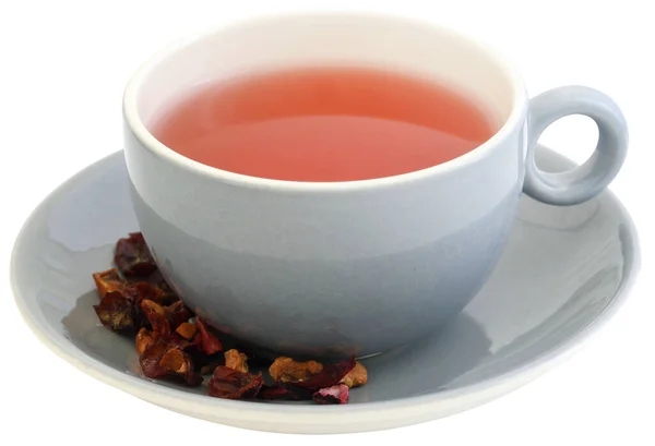 Травяной Чай Шиповника Шиповника Яблока Чашке — стоковое фото