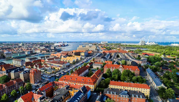 Κάτοψη Της Κοπεγχάγης Από Την Εκκλησία Μας Σωτήρες — Φωτογραφία Αρχείου