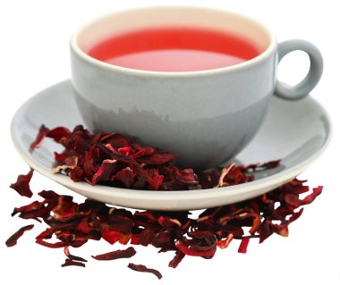 Bardakta Roselle çayı