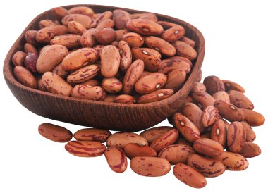 Kavanozda benekli fasulye veya fasulye.