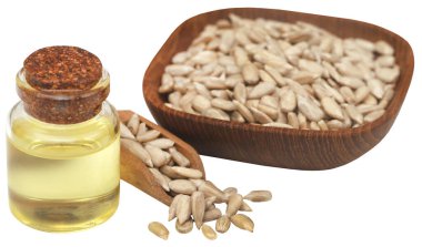 Cam kavanozda yağlı ayçiçeği tohumu