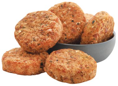 Sebzeli falafel yakın plan çekimde.