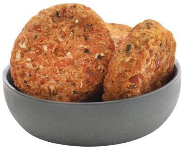 Sağlıklı ve lezzetli sebzeli falafel.