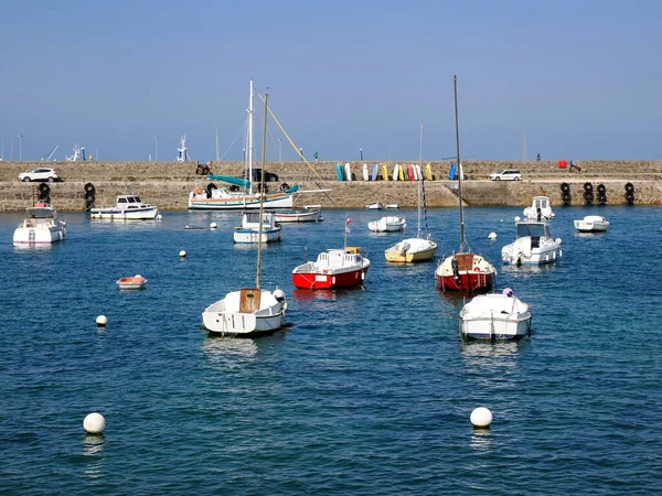 Port Roscoff High Tide Commune Finistre Dpartement Brittany Northwestern France — Stock Photo, Image