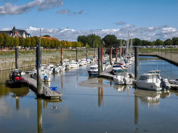 Port Crotoy Low Tide Commune Somme Department Hauts France Northern — Stock Photo, Image