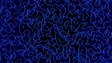 Geometrik eğri renkli arkaplanı hareket ettiriyor. 3d hazırlayıcı