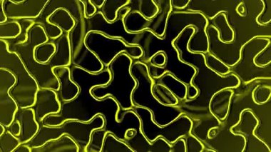 Geometrik eğri renkli arkaplanı hareket ettiriyor. 3d hazırlayıcı