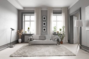 Modern oturma odası..