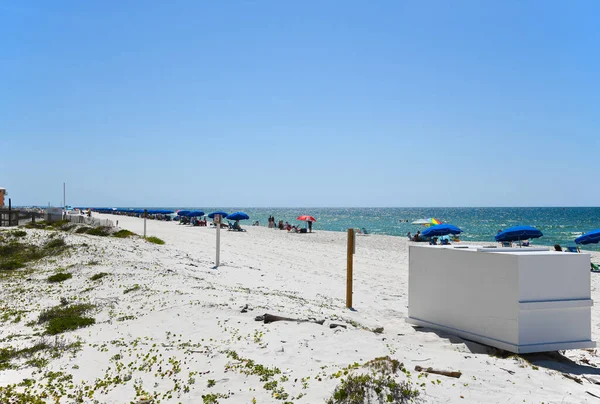 Gulf Shores Usa May 2023 People Out Enjoying Beautiful Sunny — Stock Photo, Image