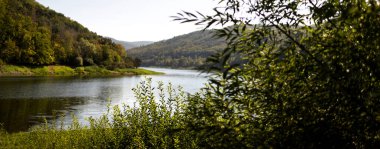 Alman edersee Gölü Panorama rolünde.