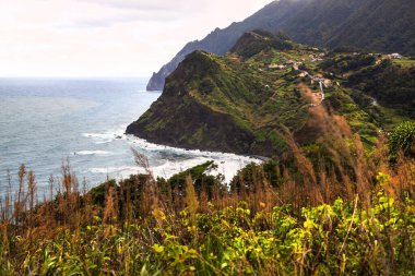 Madeira adasının manzarası
