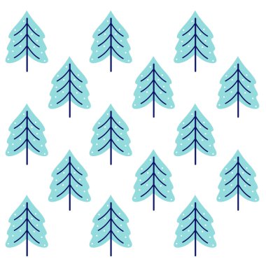 Noel Ağaçları Arkaplanı, Doku, Desen