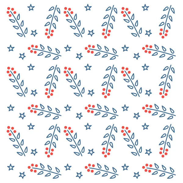 Рождественские Травы Фон Текстура Узор — стоковый вектор